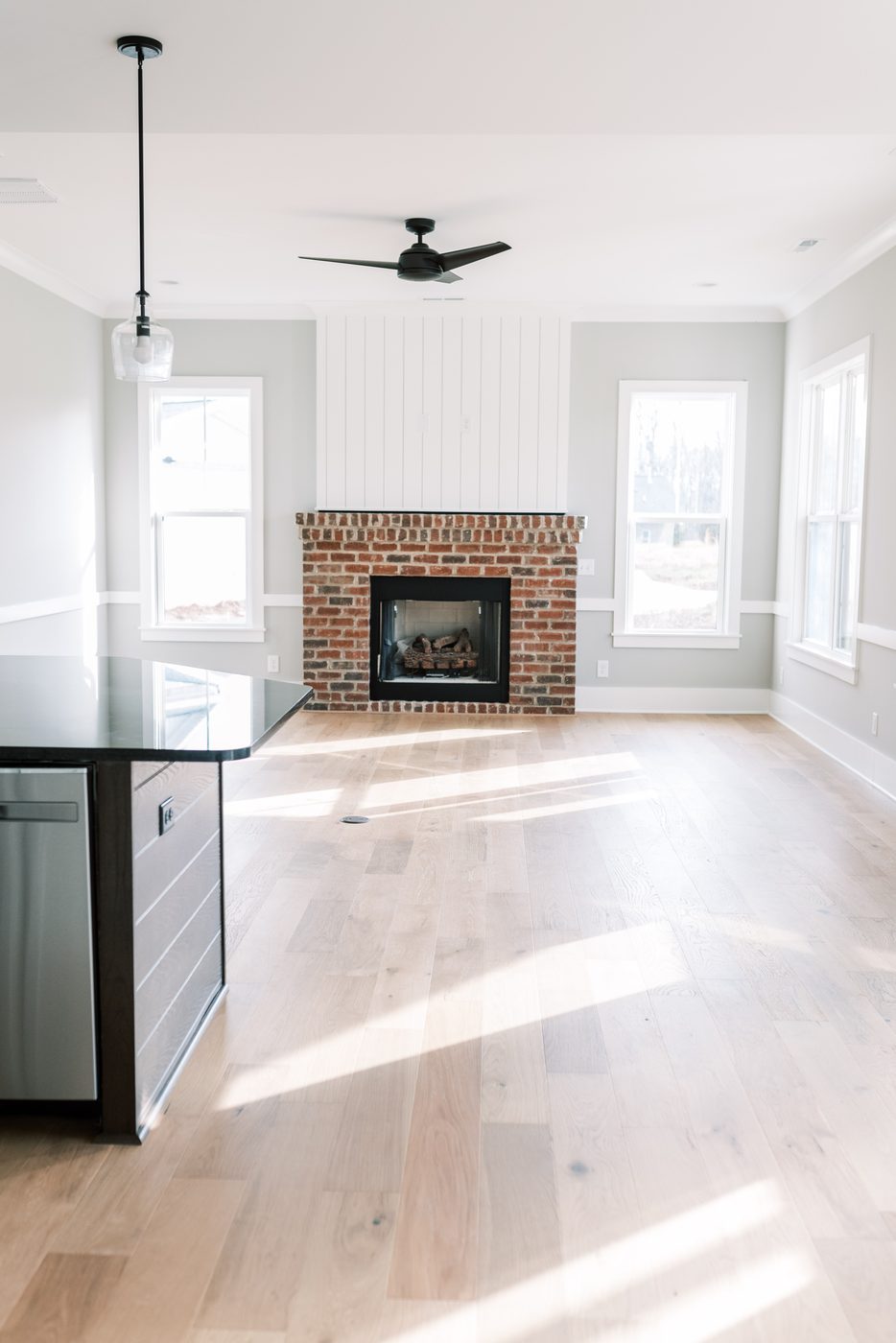 Living Room & Fireplace